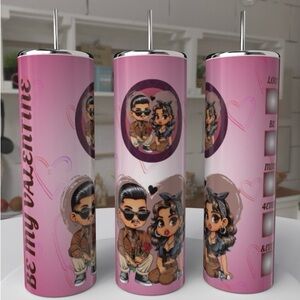 20oz BE MY VALENTINE STAINLESS STEEL SUBLIMATED TUMBLER